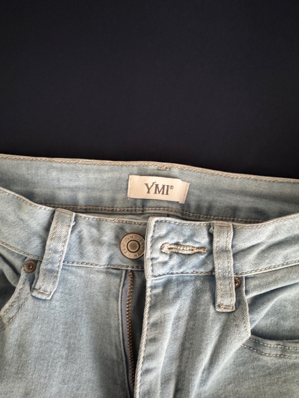 YMI Light Blue High-Rise Denim Jeans